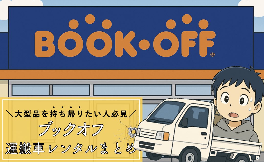 ブックオフで軽トラをレンタル