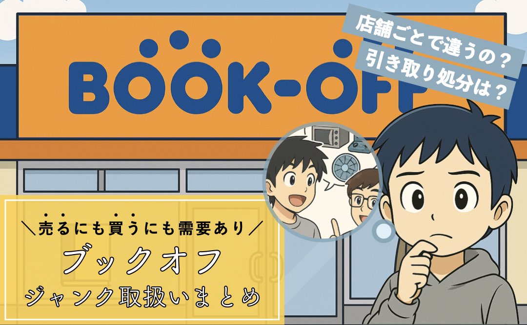 ブックオフでジャンク品の家電やゲームは売れる？買える？