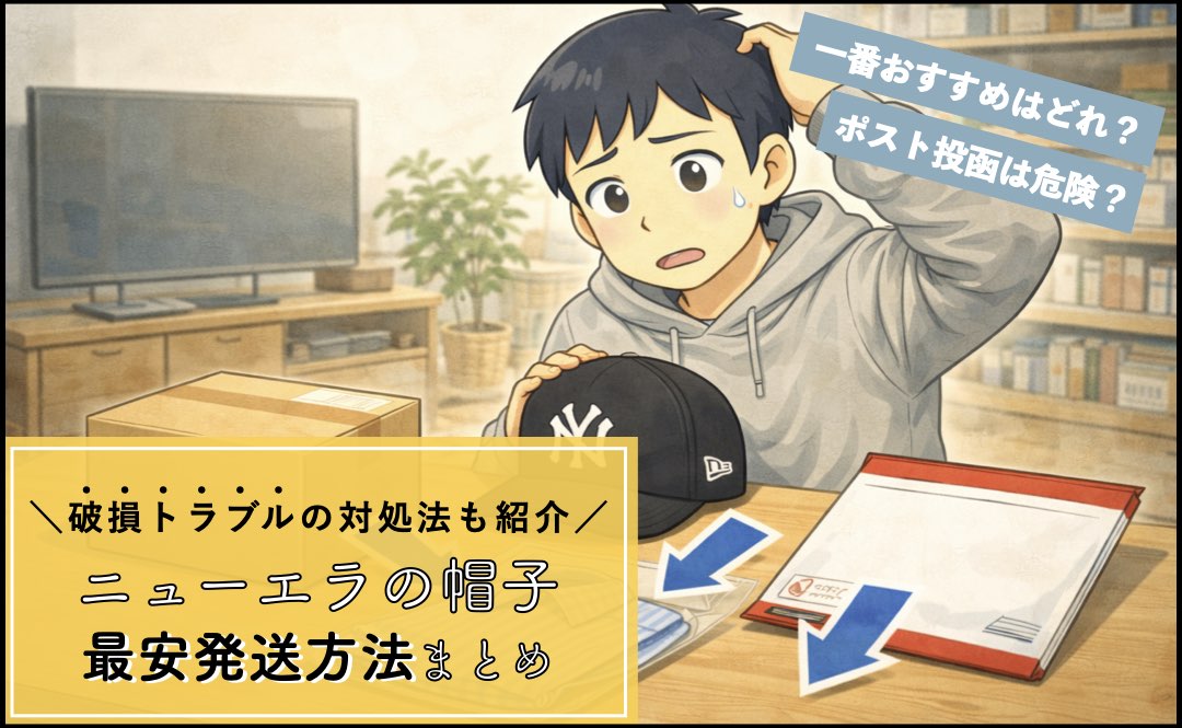 ニューエラのおすすめ発送方法まとめ